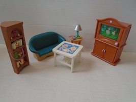Fisher Price Loving Family Dollhouse FAMILY/LIVING Room Retired.Great Condition - £19.74 GBP