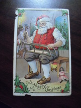 Vintage 1910s Postcard Santa Claus Christmas LOOK - £14.24 GBP