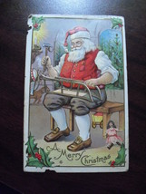 Vintage 1910s Postcard Santa Claus Christmas LOOK - $17.82