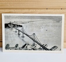 San Francisco Bay Bridge Vintage Postcard WW2 Era 1945 3.5 x 5.5 - £9.05 GBP