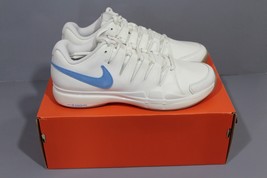 NEW Nike Court Air Zoom Vapor 9.5 Tour Leather Men&#39;s Tennis Shoes White Sz 10 - £148.99 GBP