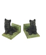 Vintage 1960&#39;s Black Scottie Dog Cast Iron Bookends - $5,443.61 MXN