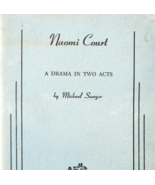 1975 Naomi Court Play Booklet Vintage Michael Sawyer PB Theater Drama F16 - $27.34 CAD