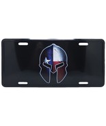Texas Spartan Helmet Black Distressed 6&quot;x12&quot; Aluminum License Plate - $6.64 CAD