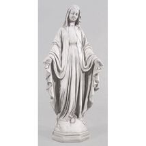 Virgin Mary Christian Catholic religious sculpture statue 21" for home o... - $127.71