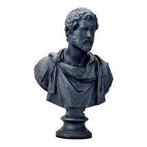 Antoninus Pius Roman Emperor Bust Head Statue Sculpture Museum Copy - £40.10 GBP