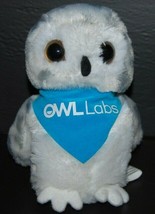 White Baby Owl 6 Inch Stuffed Animal Plush Toy Owl Labs - £4.11 GBP