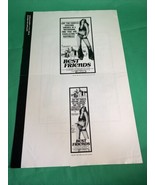 1975 Best Friends Poster Pressbook Vintage Cinema Richard Hatch Doug Cha... - $1,405.44 MXN