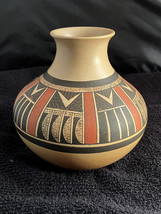 Rare 1980&#39;s Fawn Garcia Navasie Hopi Native American Pottery Jar 6&quot;W x 6&quot;H - £1,094.70 GBP