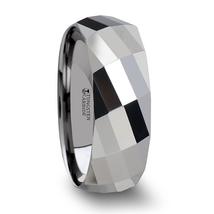 ETERNITY Multi-Faceted Tungsten Carbide Band - 6mm - £187.76 GBP