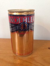 Vintage Flat Pop Top Pull Tab Beer Can Koehler Lager Erie Brewing Co 12floz - $36.99