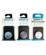 Set of 3 Spin Pop Phone Grip / Kickstand / Organizer - Mirror, Rainbow &amp;... - $242.68 MXN