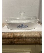 Vintage Corning Ware A-10-B Blue Cornflower Casserole Dish 2.5 Liter - W... - £15.83 GBP