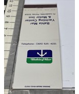 Matchbook Cover Bahia Mar  Yachting Center &amp; Motor Inn  FT. Lauderdale, ... - $12.38
