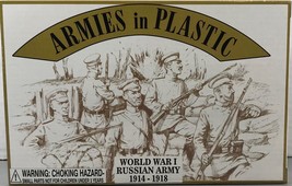 Armies in Plastic World War I Russian Army 1914-1918 - 1/32 Scale Set #5484 - £10.22 GBP