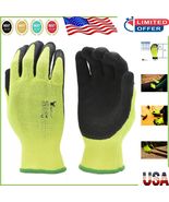 High Visibility Eco-Friendly Work Gloves - 12 Pairs Pack for All-Weather... - $44.74 CAD