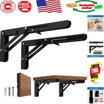 Versatile 8 Inch Heavy Duty Folding Brackets - Ideal for Stylish Storage... - $280.49 MXN