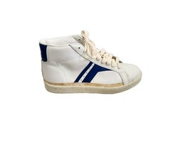 Vintage 80s Pro Keds Shotmaker Leather White/Royal MK-1125M Hi Top Sneak... - $2,189.30 MXN