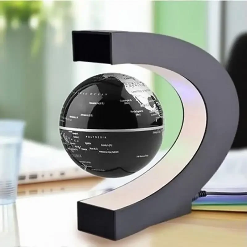 Magnetic Floating Levitation Globe LED World Map Electronic Antigravity ... - $24.47+