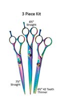 Poochie&#39;s Paradise 5200 Rainbow Series Pro Dog Grooming Shear Kits 3 or ... - £208.00 GBP+