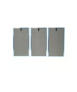 GE Range Hood Rectangular Charcoal Stainless Steel Filter (Set Of 3) New... - £115.97 GBP