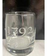 Ridgemont Reserve 1792 Straight Bourbon Whiskey Etched Rocks Glass - $182.18 MXN