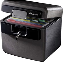 Sentrysafe Black Fireproof And Waterproof Safe, File Folder And Document... - $91.99