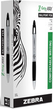Zebra Pen 22410 Z-Grip MAX Retractable Ballpoint Pen, 1.0mm Medium Point, Black - £11.99 GBP