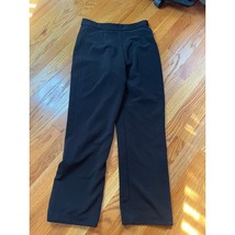 Chico&#39;s black dressy knit pants size 1 Short work preppy soft stretchy h... - $17.12