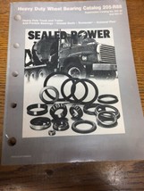 1988 Sealed Power Heavy Duty Wheel Bearing Catalog Heavy Duty - $24.86