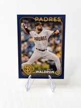 2024 Topps Series 1 Baseball Matt Waldron RC #162 Royal Blue San Diego P... - $1.49