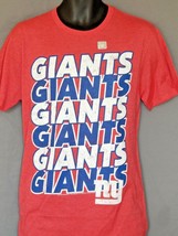 New York Giants T-Shirt Mens Small Medium XL Vintage Red NEW Football Sh... - £13.17 GBP