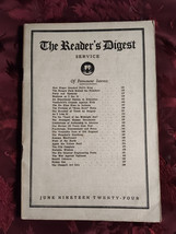 RARE Readers Digest June 1924 Vilhjalmur Stefansson Stephen Leacock Ku Klux Klan - £57.55 GBP