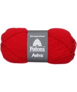 Spinrite Patons Astra Yarn Solids Cardinal 1 Pack of 12 Skein - $87.99