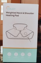 EVAJOY Weighted Neck &amp; Shoulder Heating Pad Brand New In Box  EJ-BD023 - $24.45