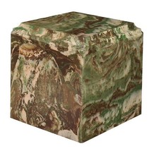 Large/Adult 280 Cubic Inch Camo Cultured Marble Cube Cremation Urn For Ashes - £198.29 GBP