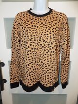 Little Bum Bums Leopard Mama Crew Neck Sweatshirt Size M Women&#39;s - €39,42 EUR