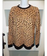 Little Bum Bums Leopard Mama Crew Neck Sweatshirt Size M Women&#39;s - €39,42 EUR