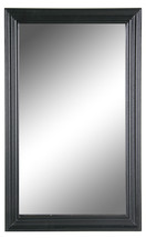 Wood Frame Mirror, Black - £61.72 GBP