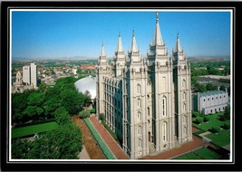 Vtg Postcard Temple Square of the Church of Jesus Christ Salt Lake City Utah - £5.24 GBP
