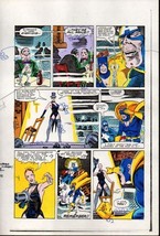 1984 Captain America 296 page 12 Marvel Comics original color guide art:... - $46.29