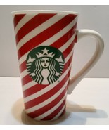 Starbucks 2019 Red White Stripe Candy Cane Holiday Coffee Tea Cup Mug 16... - £15.96 GBP