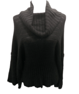 Calvin Klein Jeans Womens Top Cowl Neck Pullover Sweater Black Size M - $24.29 CAD