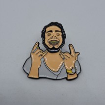 Post Malone Pin Musician Rapper Button Metal - £6.10 GBP