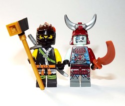 Cole and Blizzard Swordsman Ninjago of 2 s Building Minifigure Bricks US - £10.56 GBP