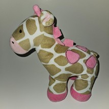 Carter&#39;s Jungle Jill Giraffe Plush Lovey 10&quot; Stuffed Animal Toy Pink Brown - £9.15 GBP