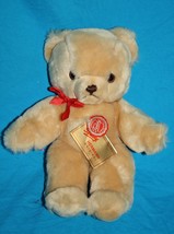 Hermann Original Beige Teddy Bear 10&quot; Tan Plush Tag Brown Nose Soft Toy ... - £23.98 GBP