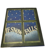 Snow Falls Jon Agee 1982 First Edition HC Childrens Winter December Pict... - $25.07