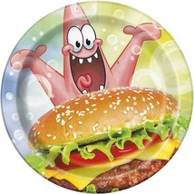 SpongeBob Square Pants Dessert Plates 8 Per Package Birthday Party Suppl... - $3.89