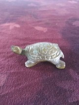 Brass Turtle Paper Weight 2 inches - $15.83